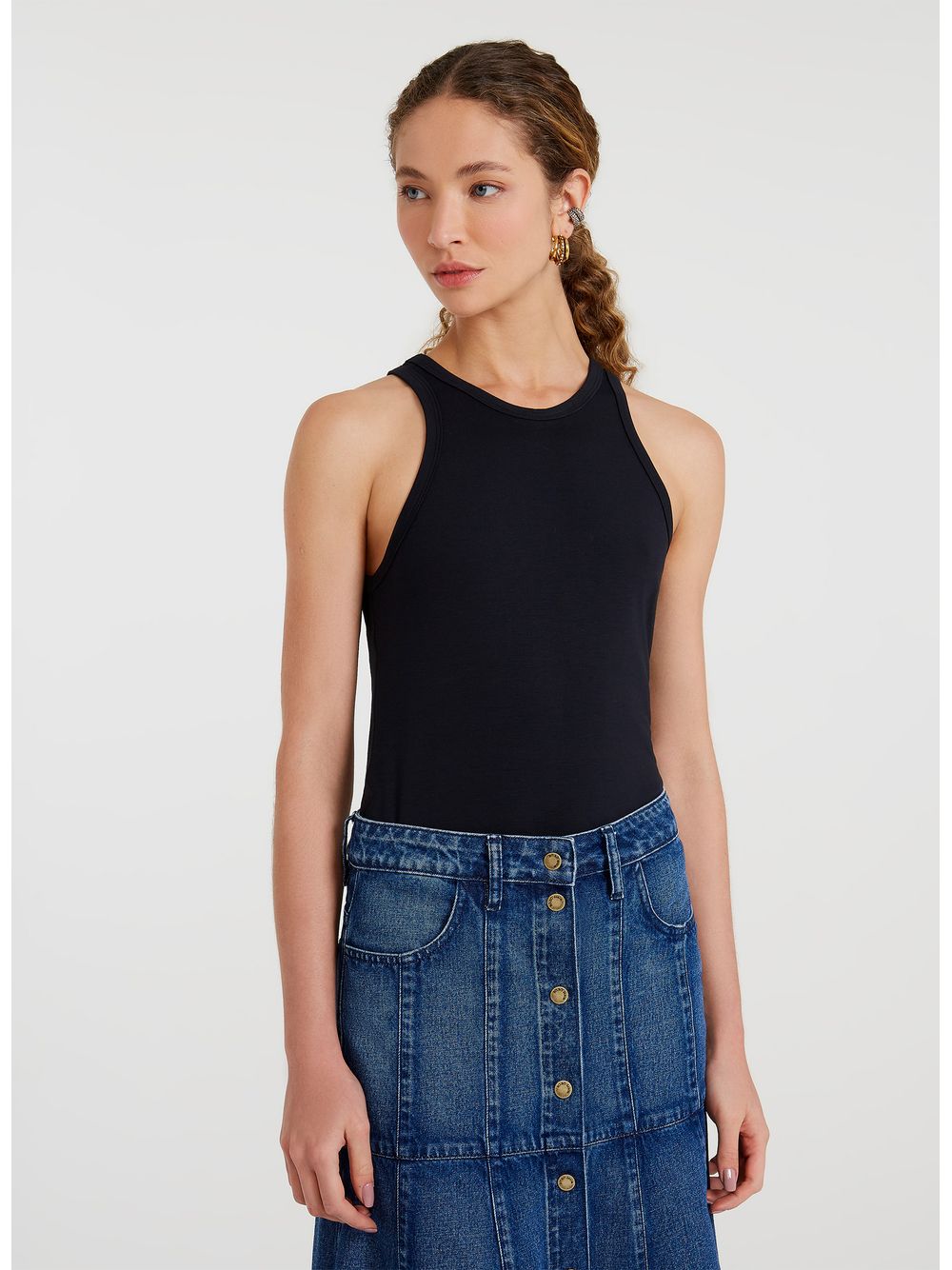 Bo.Bô — Regata Basic Black Bo.Bô Feminina