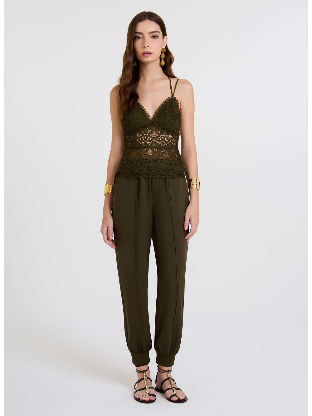 Bo.Bô — Calça Mabelle Tabaco Bo.Bô Feminino