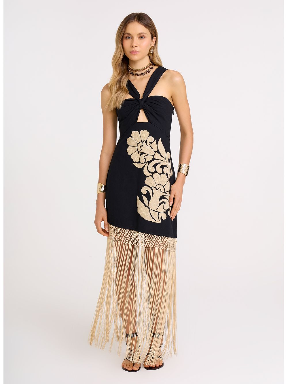 Bo.Bô — Vestido Aditi Midi Bo.Bô Feminino
