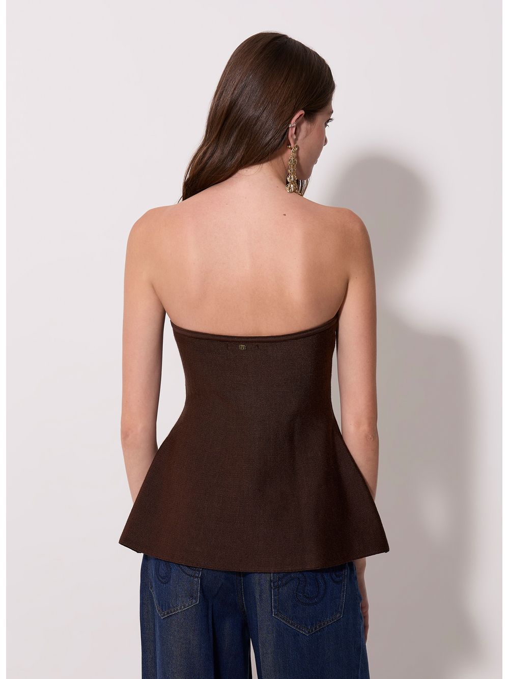 Bo.Bô — Top Rosalie BB Brown Tricot Bo.Bô Feminino