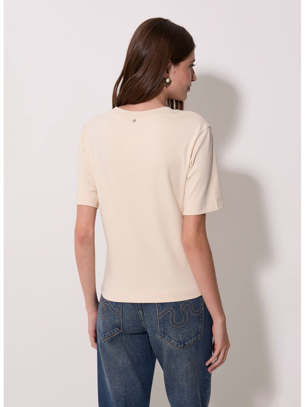 Bo.Bô — Camiseta Essential Cream Bo.Bô Feminina