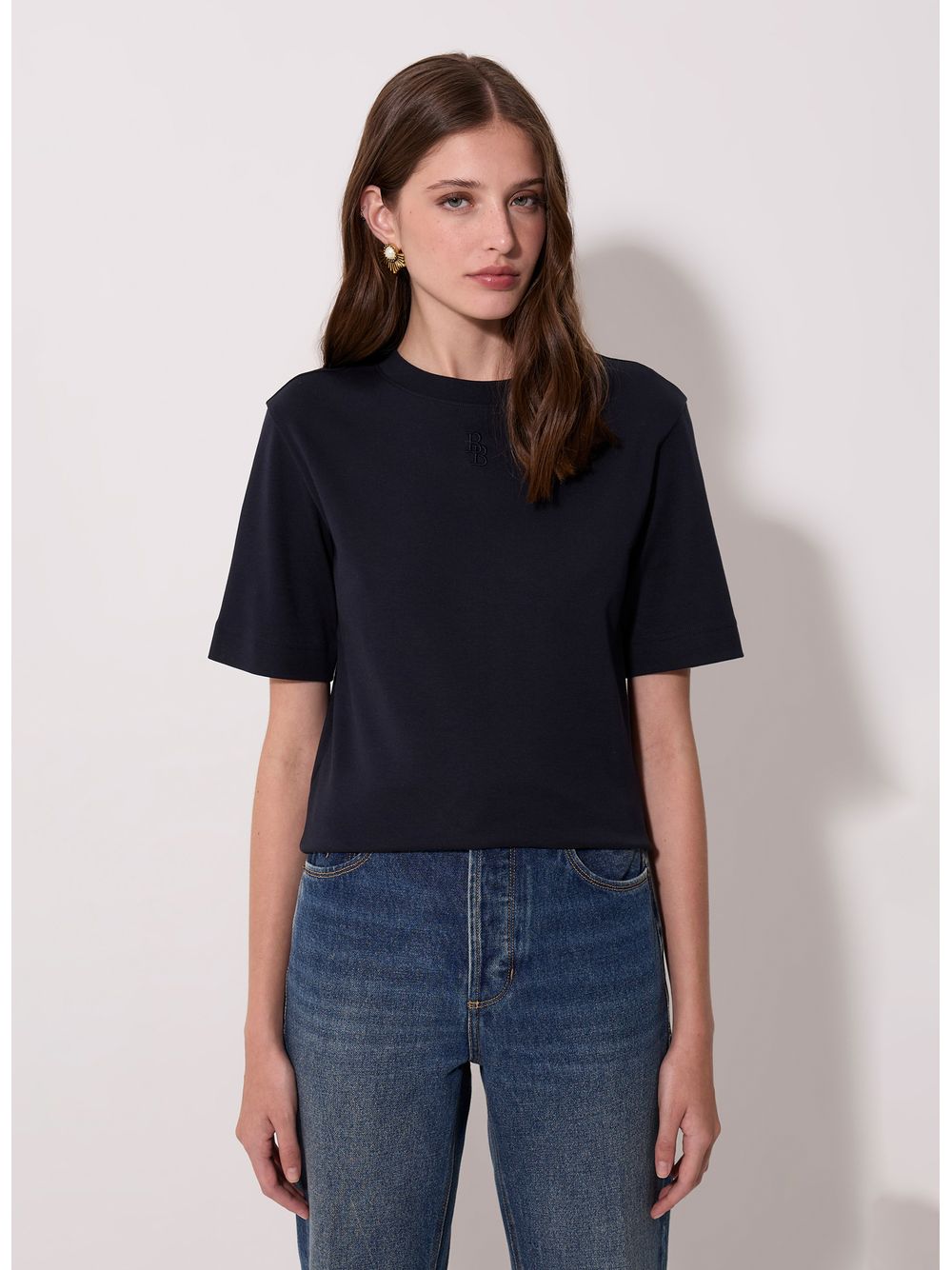 Bo.Bô — Camiseta Essential Marinho Bo.Bô Feminina