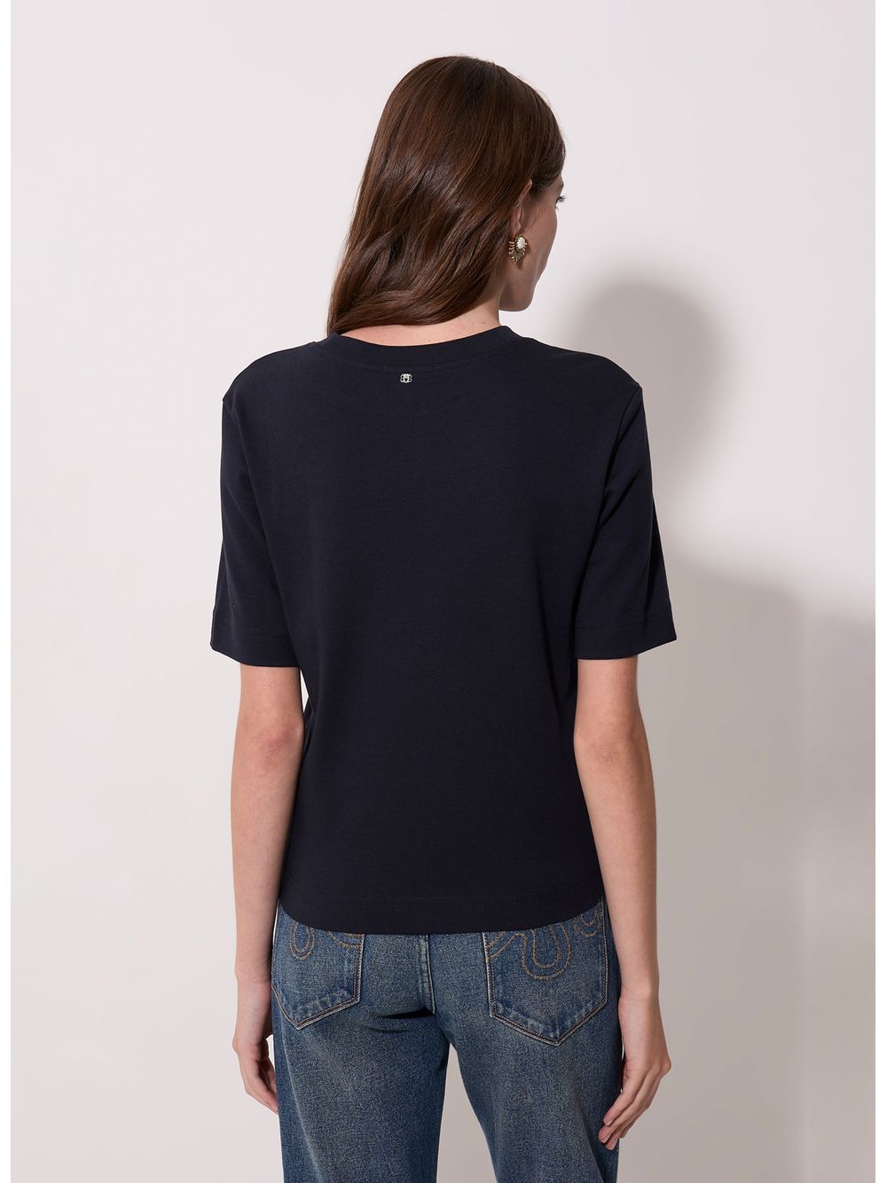 Bo.Bô — Camiseta Essential Marinho Bo.Bô Feminina