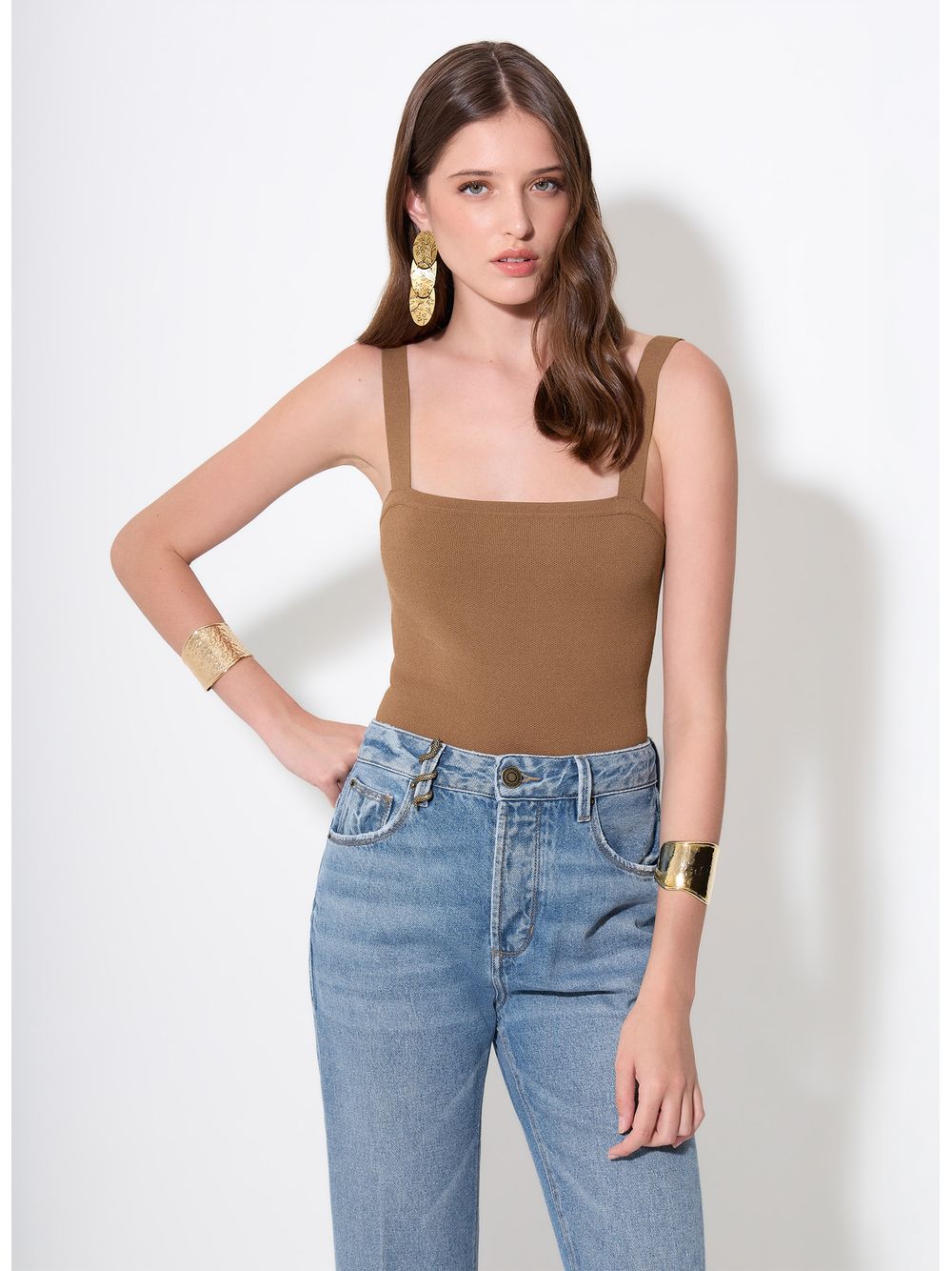 Bo.Bô — Top New Tula Toffee Tricot Bo.Bô Feminino
