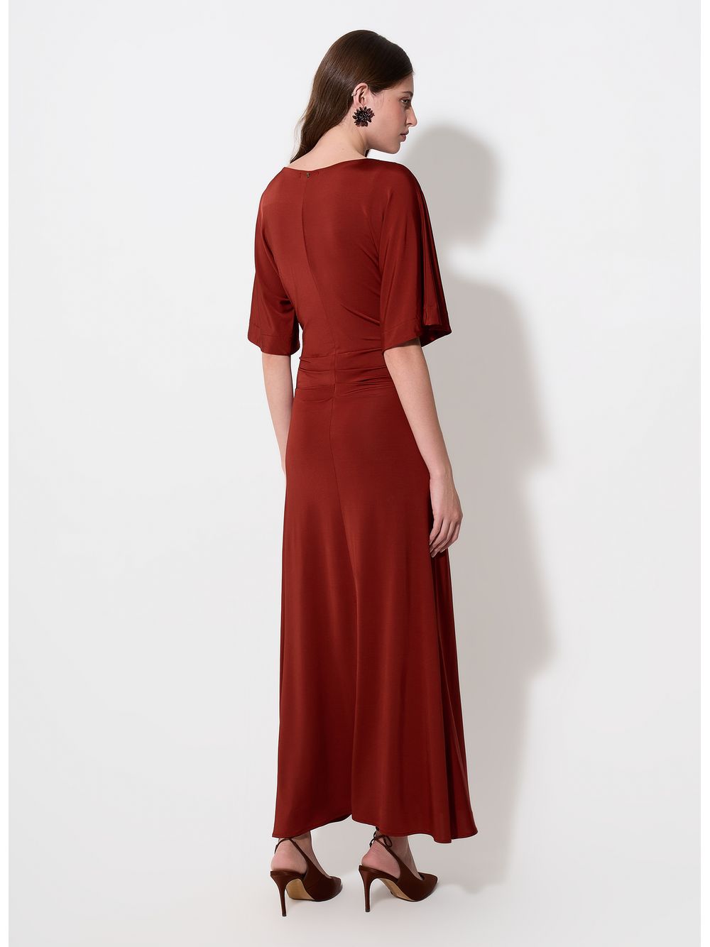 Bo.Bô — Vestido Samira Kite Cabernet Midi Bo.Bô Feminino