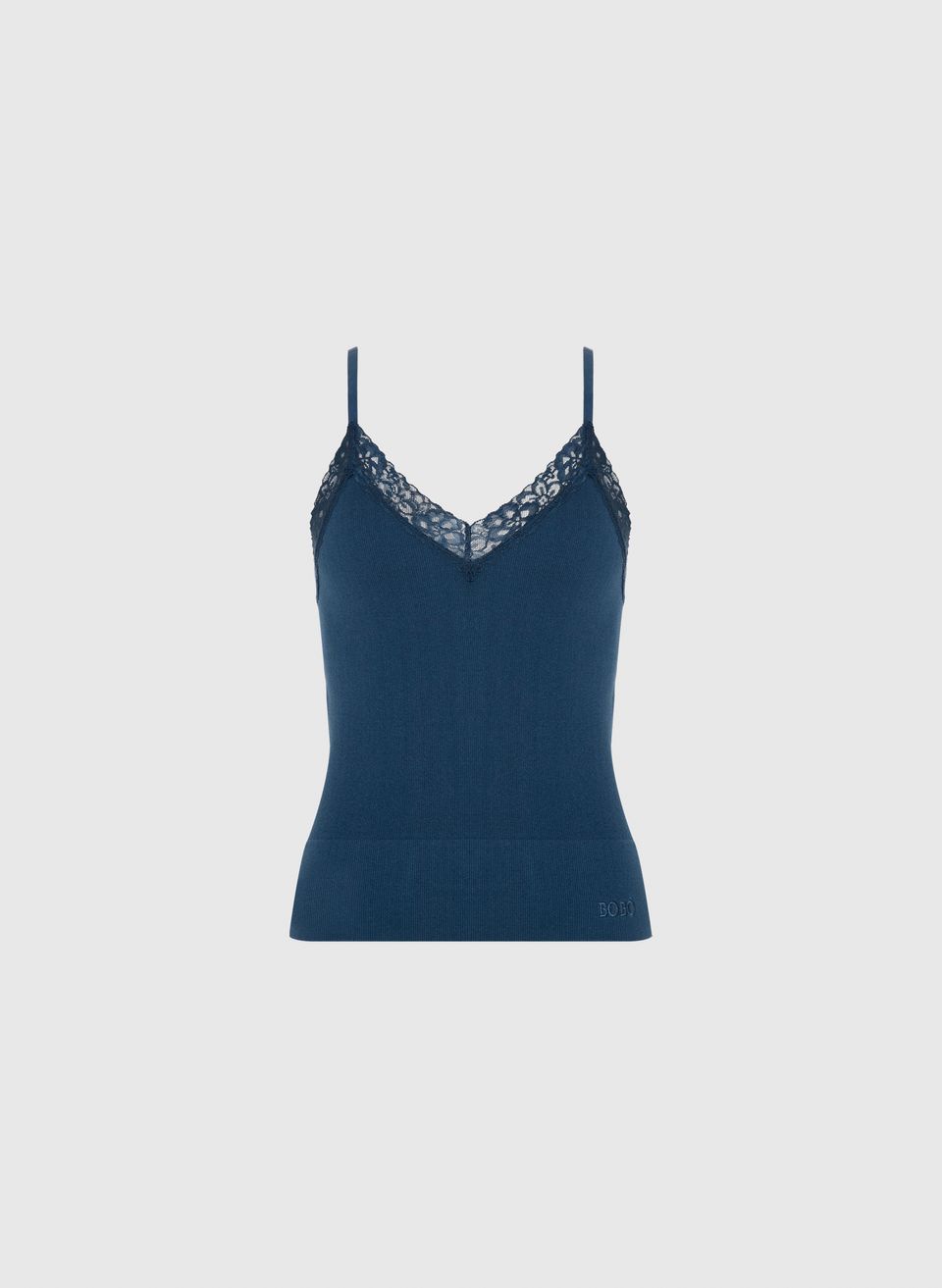 Regata Renda Longa Teal Bo.bô Feminina