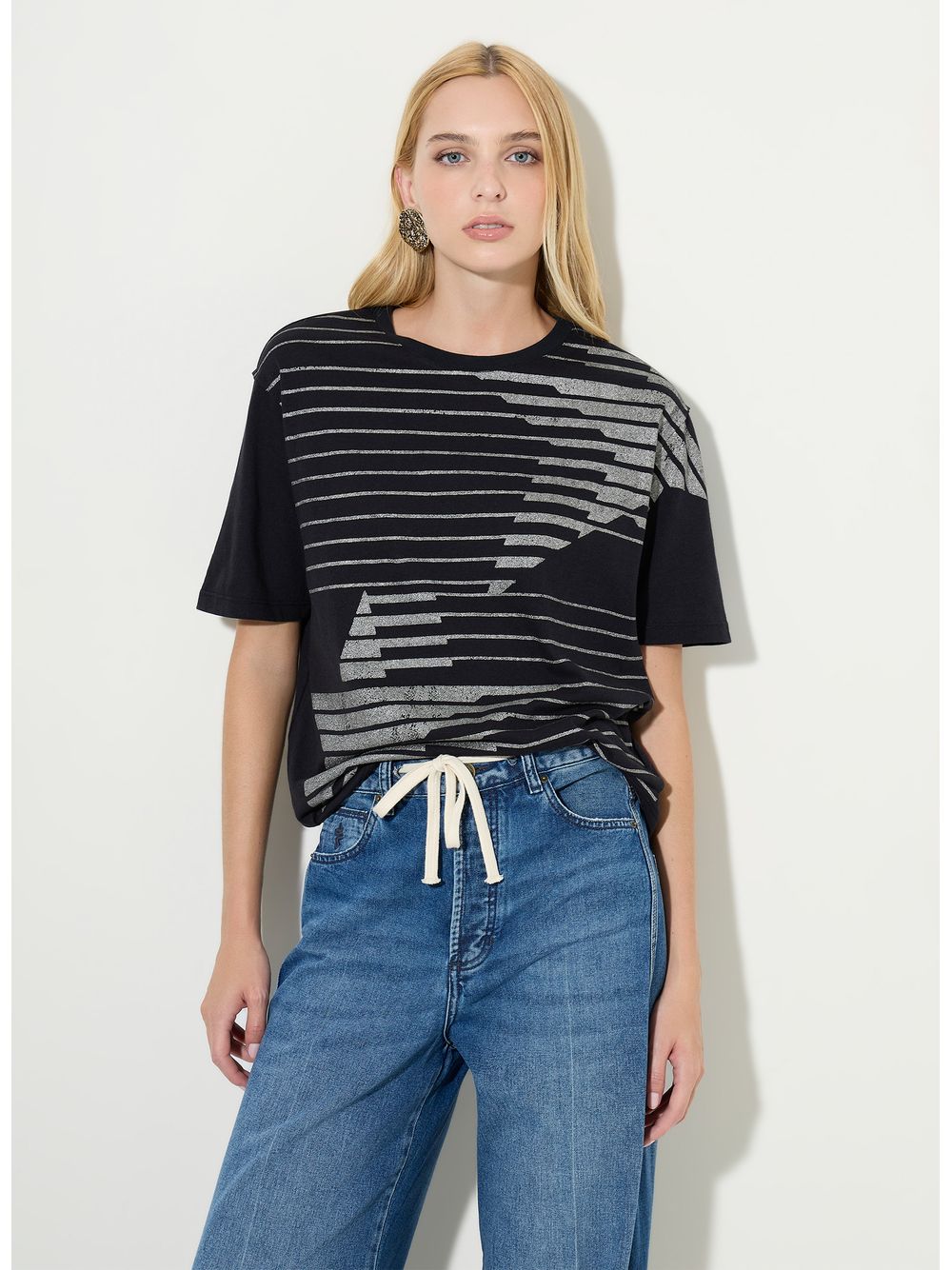 Bo.Bô — Camiseta Star Black Bo.Bô Feminina