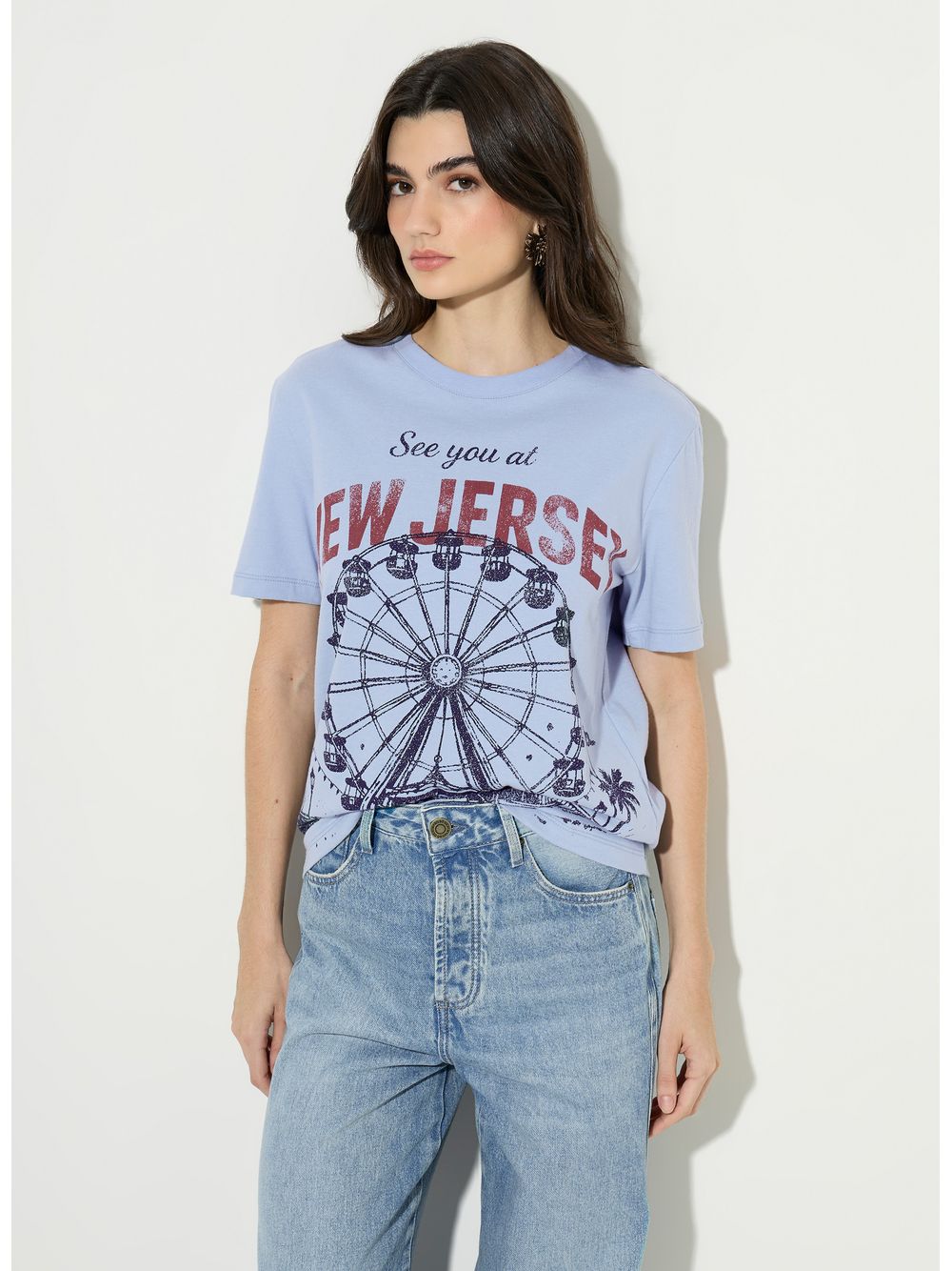 Bo.Bô — Camiseta New Jersey Bo.Bô Feminina