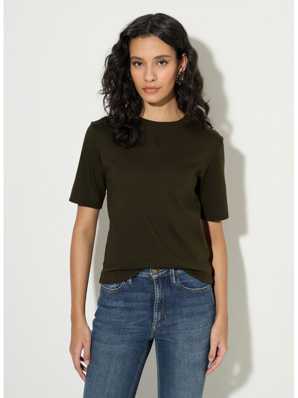 Bo.Bô — Camiseta Essencial Petroleo Bo.Bô Feminina
