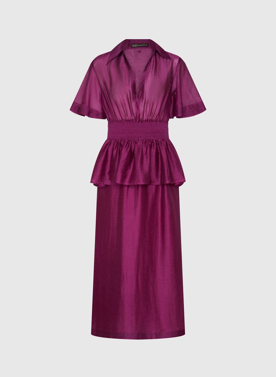 Vestido Rosie Fiori Roxo Midi Bo.bô Feminino