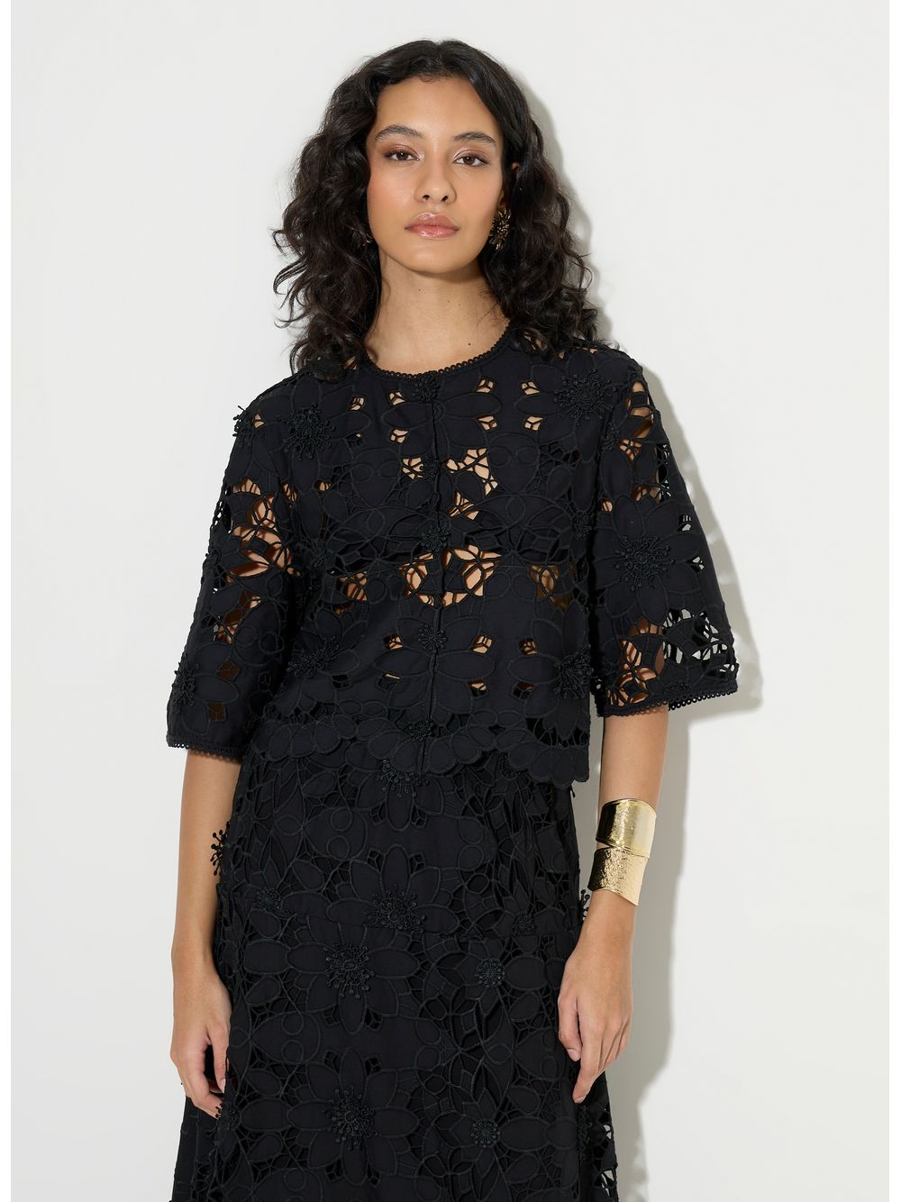 Bo.Bô — Casaco Gaelle Black Bo.Bô Feminino